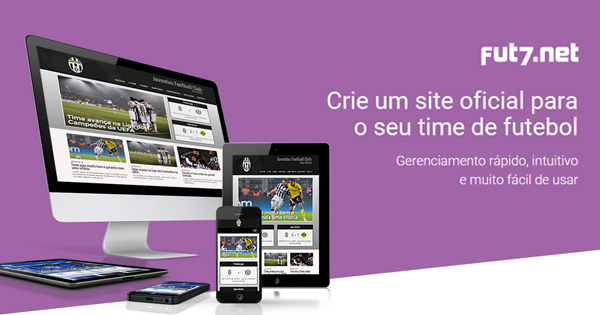 Criar Site Futebol Joomla Responsivo 950 S - Fácil de Editar